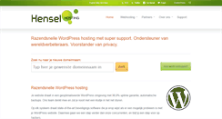 Desktop Screenshot of henselhosting.nl