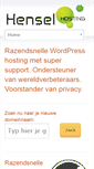 Mobile Screenshot of henselhosting.nl