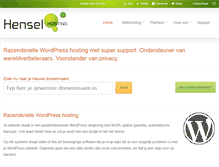 Tablet Screenshot of henselhosting.nl